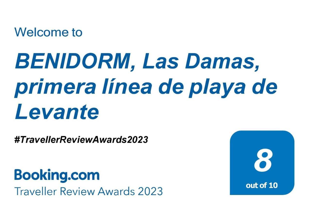 Benidorm, Las Damas, Primera Linea De Playa De Levante 外观 照片